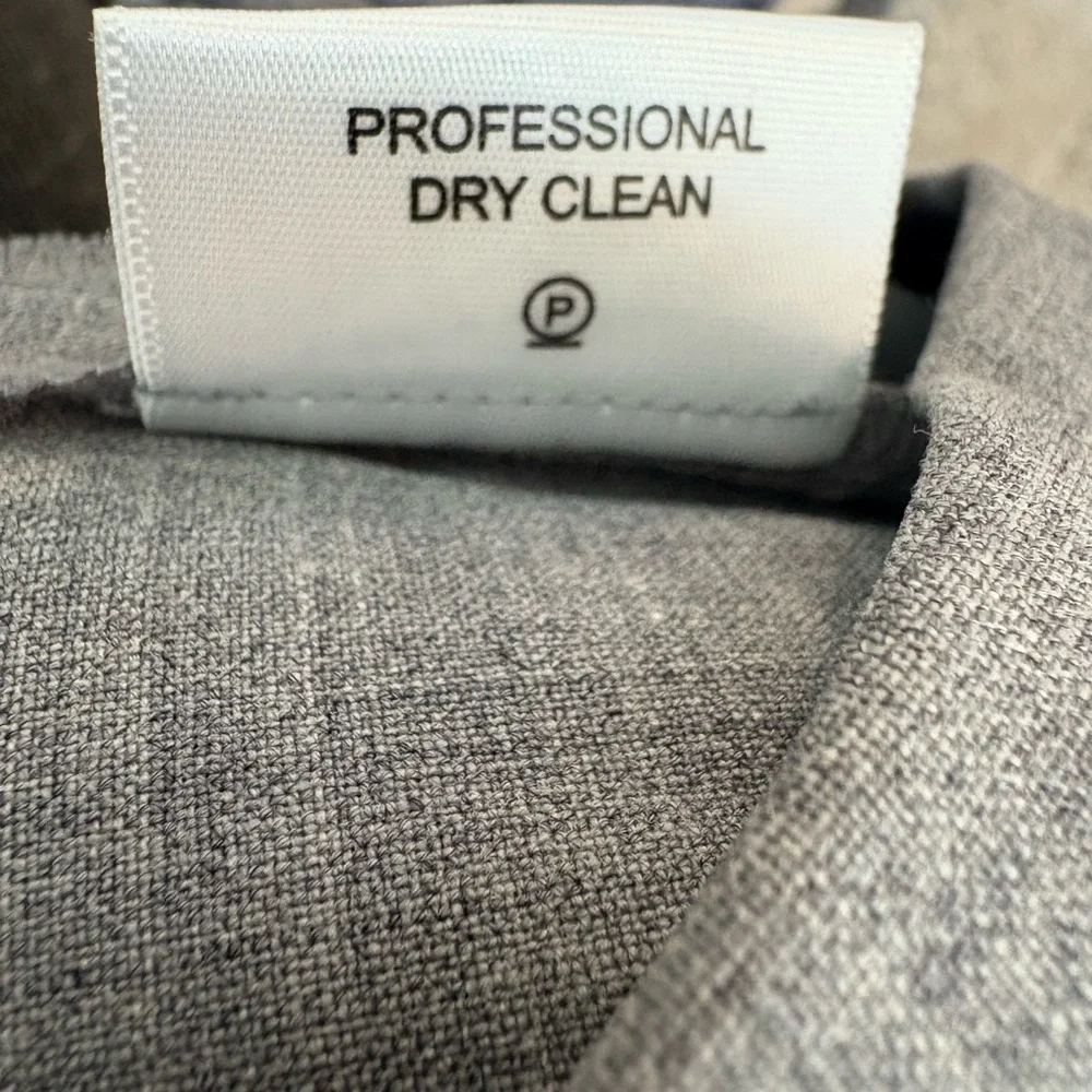 Tory Burch Gray Wool Wide Leg Dress Pants Size 8